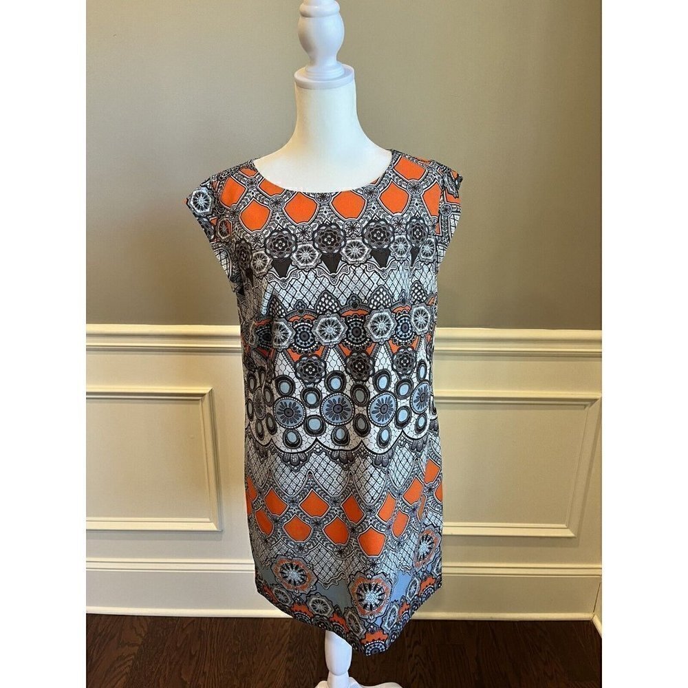 Banana Republic Women's 6 Colorful Short Sleeve Mini Shift Dress Casual Business